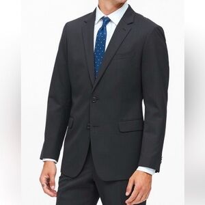 BANANA REPUBLIC Wool Suit Jacket Black Sports Coat Blazer Size 42S Made in Egypt